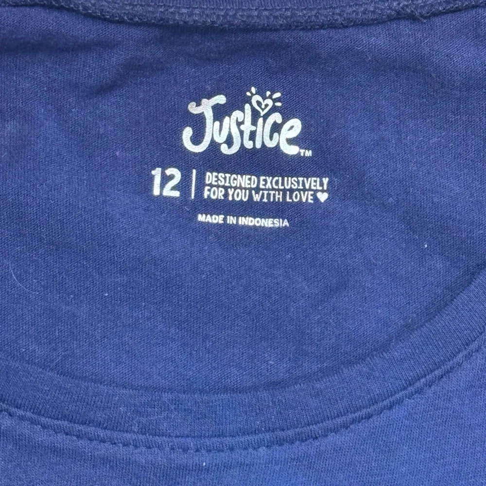 Justice Blue Short Sleeve Tees with Aquatic Graphics​